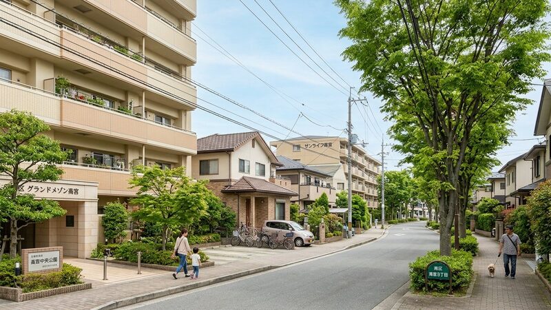 南区の住宅街