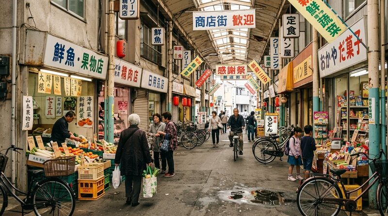 地元の商店街