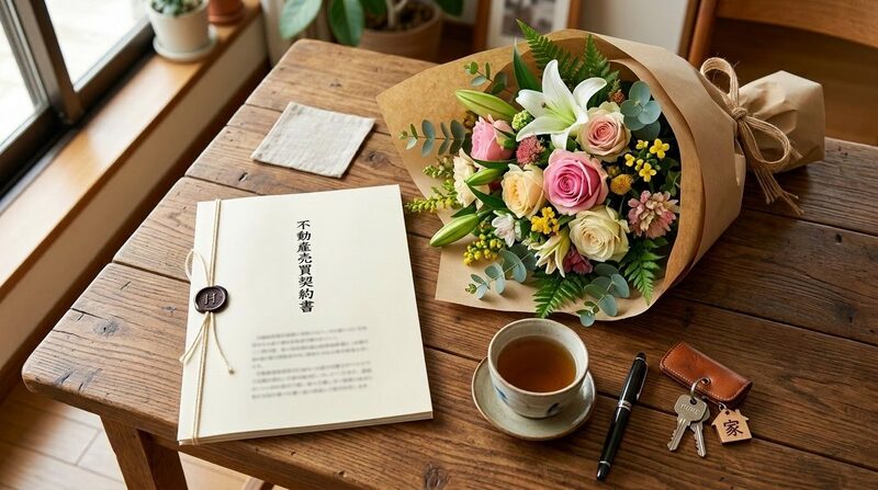 契約完了の記念