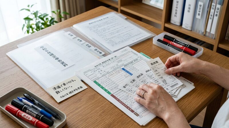 確定申告書類の準備