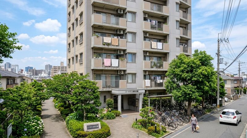 福岡市内のマンション外観