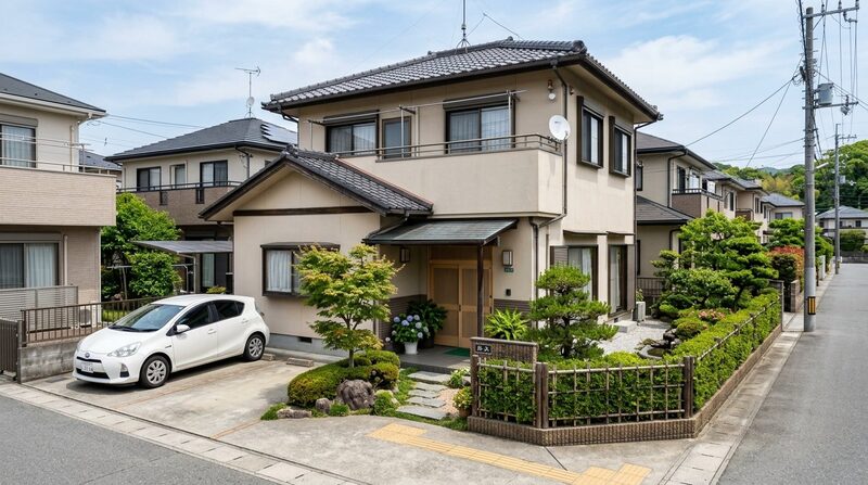 福岡市内の一戸建て外観