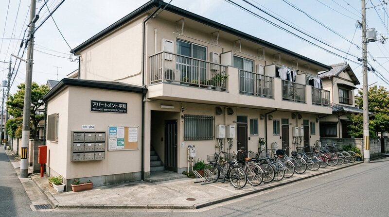 収益物件のアパート外観