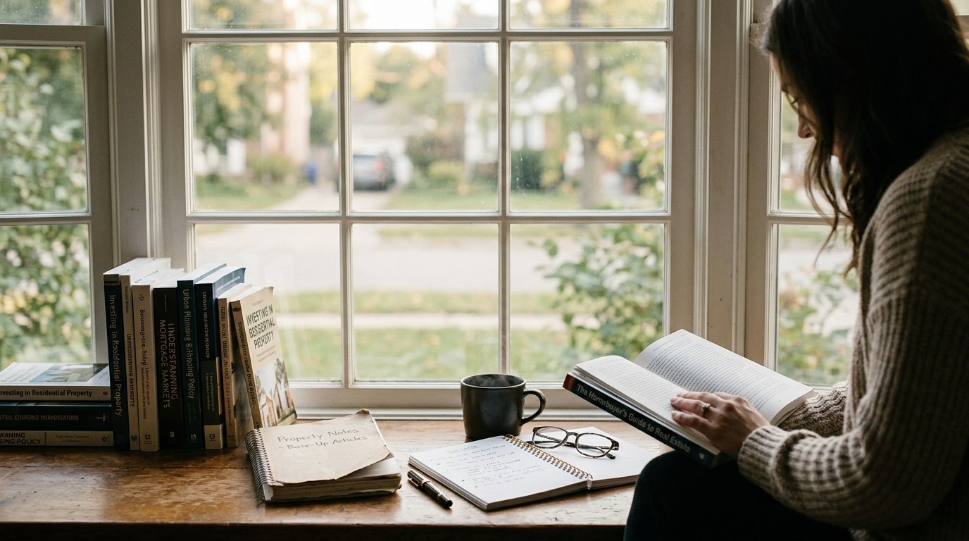 不動産関連の書籍を読む人