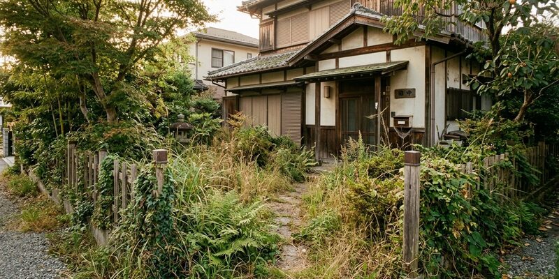 管理されていない空き家