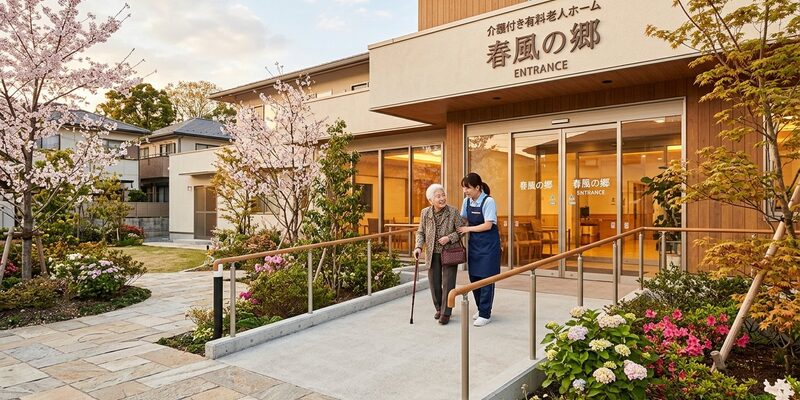 介護施設のエントランス