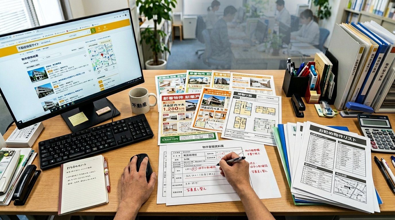 不動産ネットワーク業務の様子